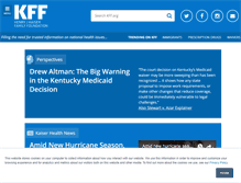 Tablet Screenshot of kff.org