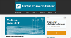 Desktop Screenshot of kff.no